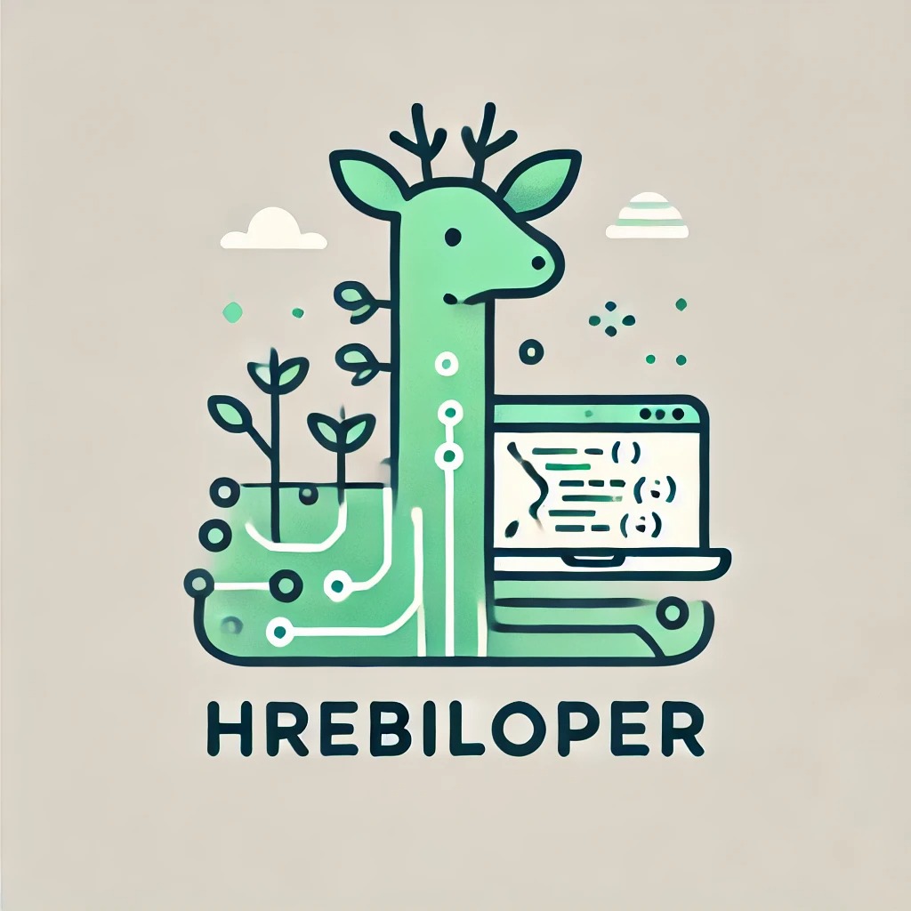 초식개발자 로고